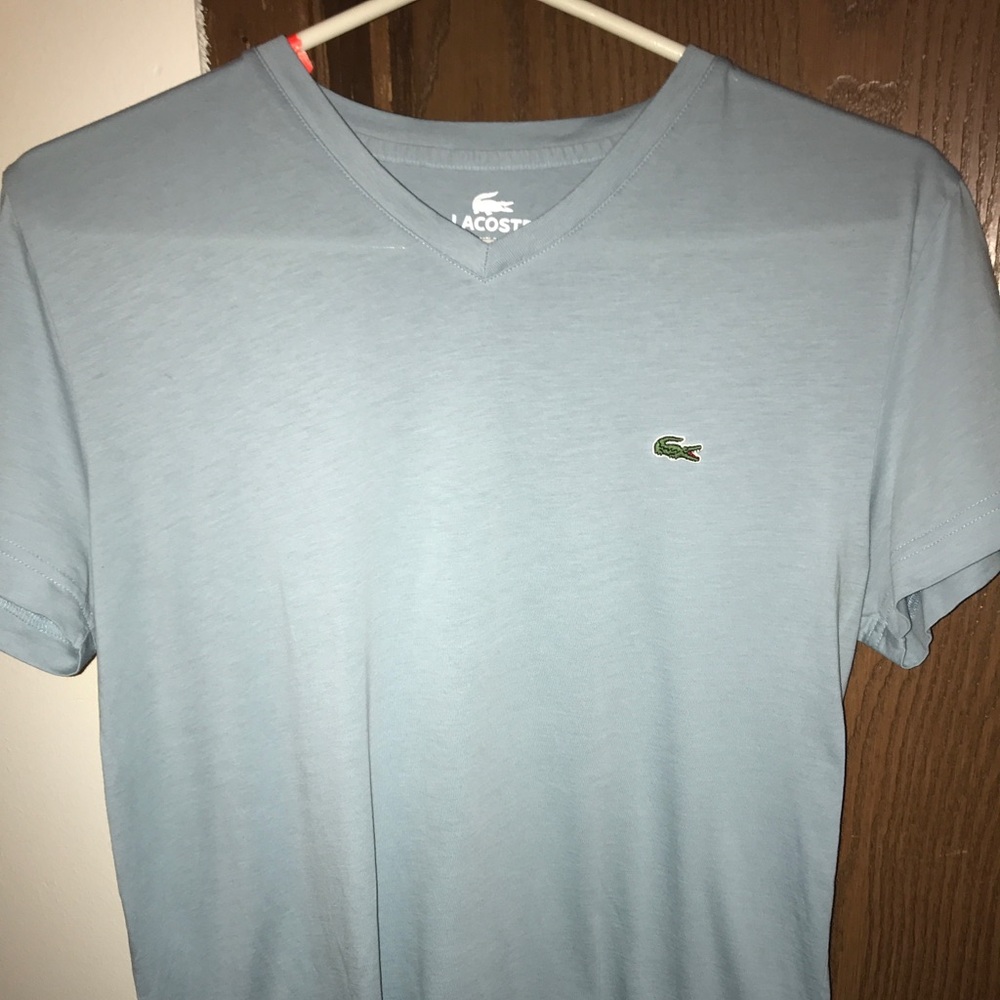 Lacoste V-Neck Tee Small